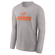 Dolphins Men's Nike Long Sleeve Team Issue T-Shirt