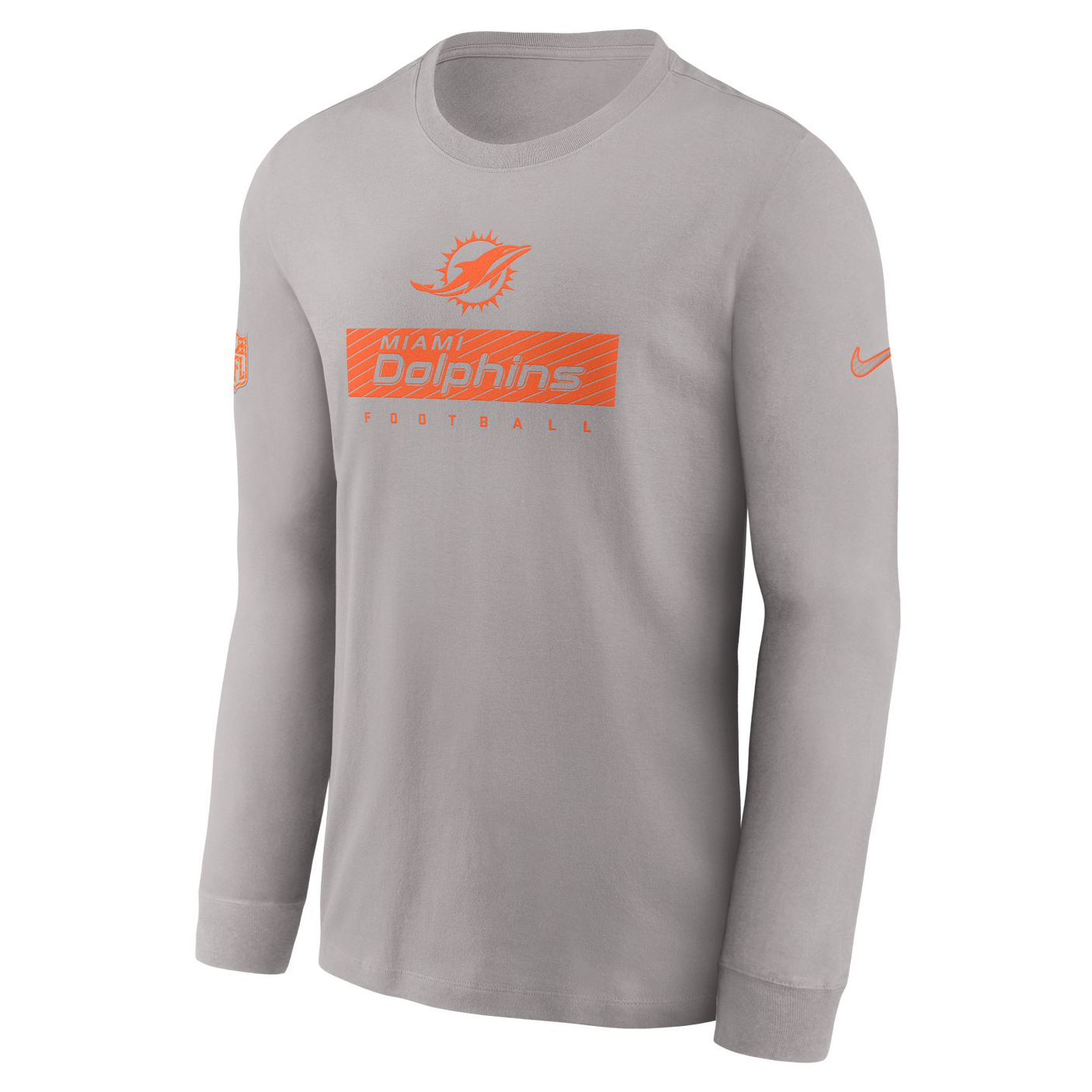 Dolphins Men's Nike Long Sleeve Team Issue T-Shirt