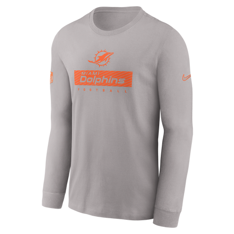 Dolphins Men's Nike Long Sleeve Team Issue T-Shirt