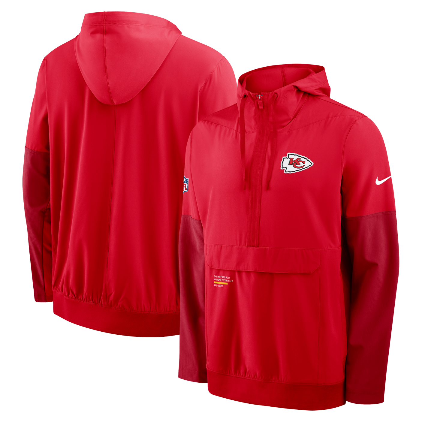Chiefs 2025 Nike Men's Anorak Long Sleeve Jacket