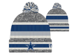 Cowboys 2026 New Era Men's Stripe Knit Pro Football Hall of Fame
