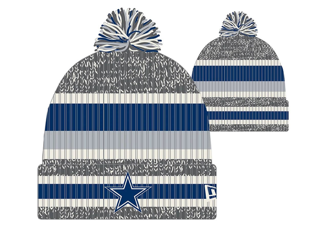 Cowboys 2026 New Era Men's Stripe Knit Pro Football Hall of Fame