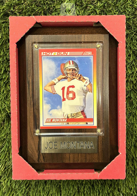 Joe Montana 4x6 Plaque