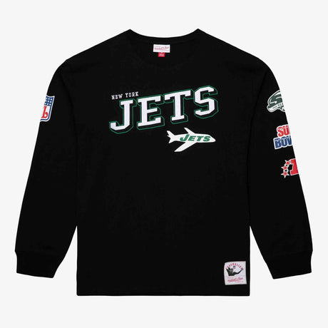 Jets 2026 Mitchell & Ness Vintage Logo Training Camp Long Sleeve T-Shirt