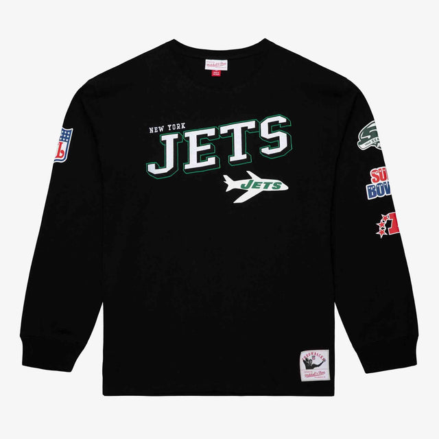 Jets 2026 Mitchell & Ness Vintage Logo Training Camp Long Sleeve T-Shirt