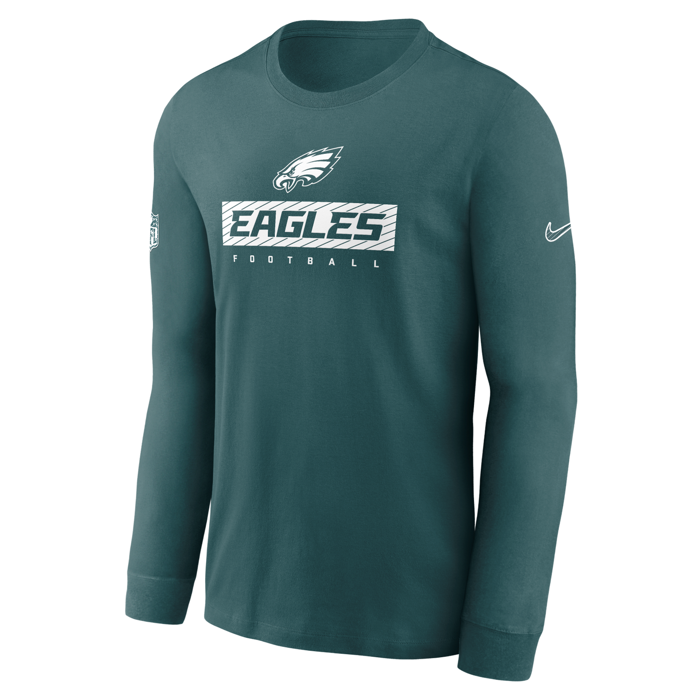 Eagles Men's Nike Long Sleeve Team Issue T-Shirt