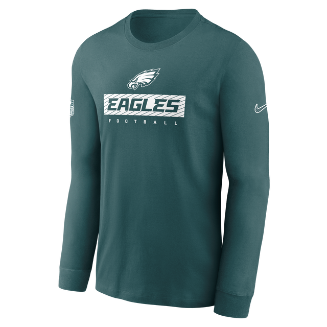 Eagles Men's Nike Long Sleeve Team Issue T-Shirt