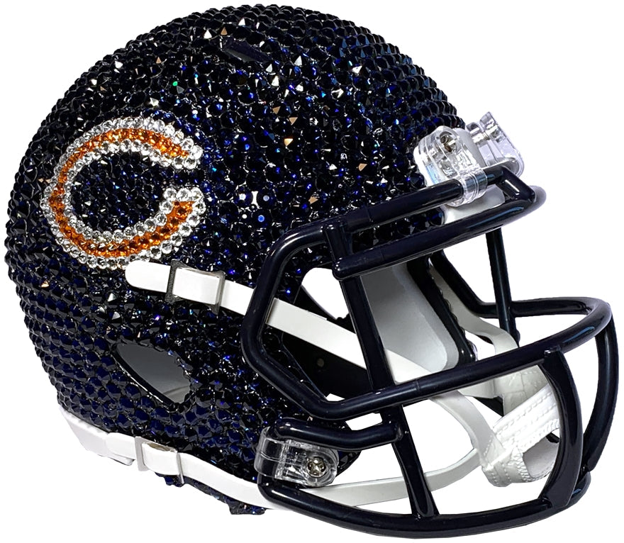 Bears Swarovski Crystal Mini Helmet – Pro Football Hall of Fame