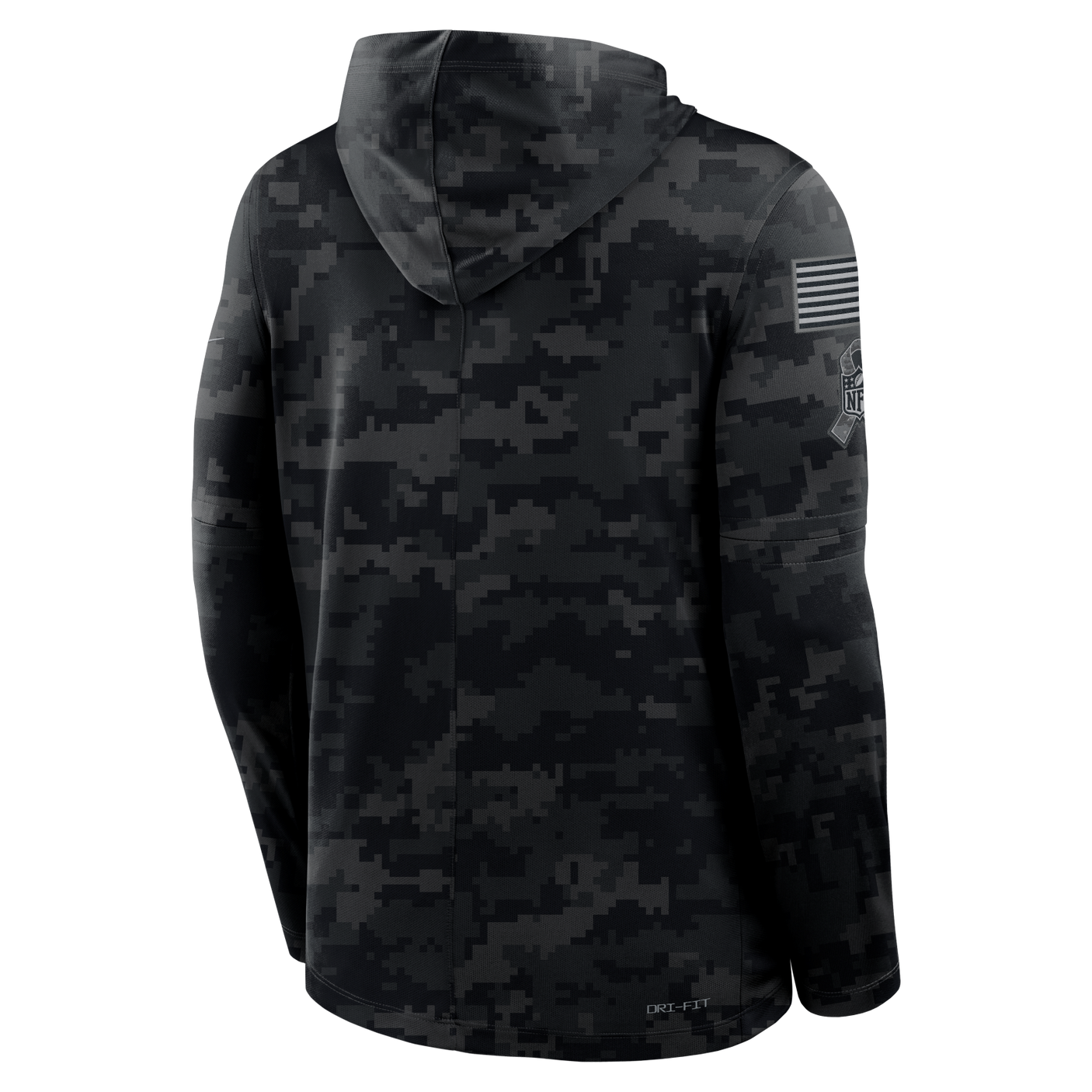 Bears 2026 Nike Men's Salute to Service Hooded Long Sleeve Top