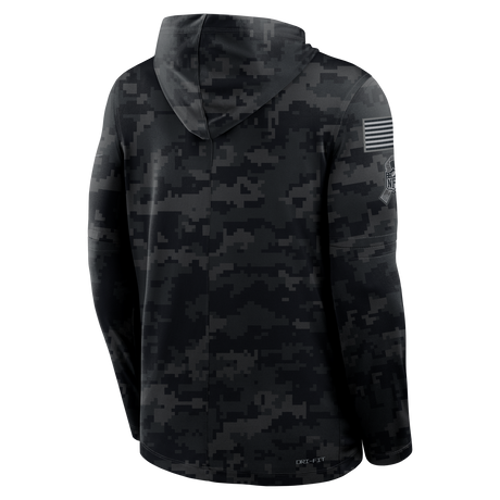 Bears 2026 Nike Men's Salute to Service Hooded Long Sleeve Top