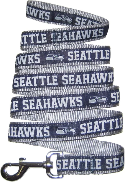 Seahawks Pets First Satin Dog Leash