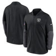 Raiders 2025 Nike Men's Mid Weight Half Zip