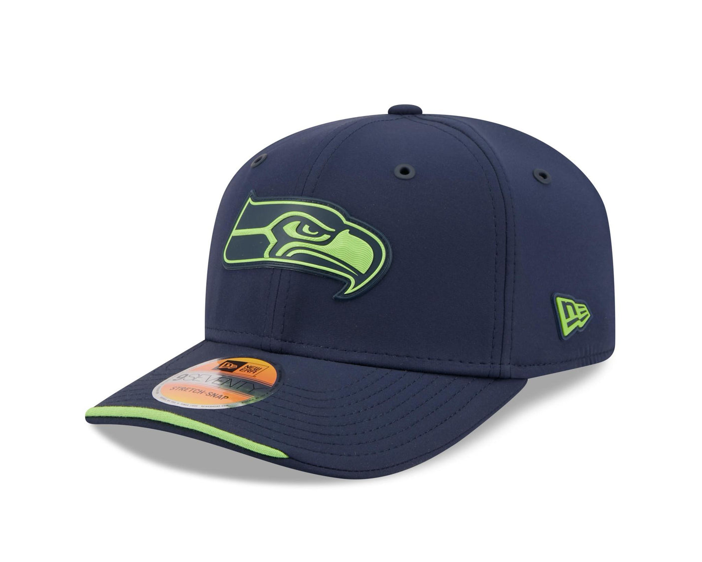 Seahawks 2026 New Era Men's 9SEVENTY Stretch Snap Sideline Hat