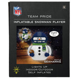 Seahawks Team Pride Inflatable Snowman Player
