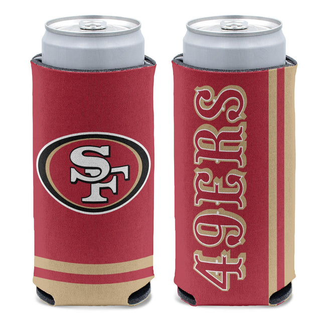 49ers 12oz Logo Slim Can Cooler