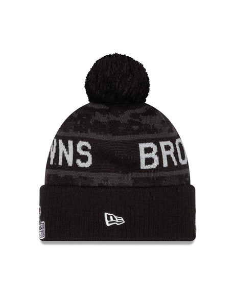 Browns 2026 New Era Men's Dawg Salute to Service Knit Pro Football Hall of Fame