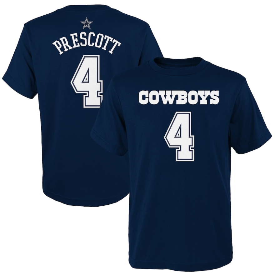 Cowboys Dak Prescott Youth Mainliner T-Shirt