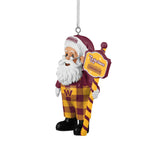 Commanders Santa Overalls Ornament