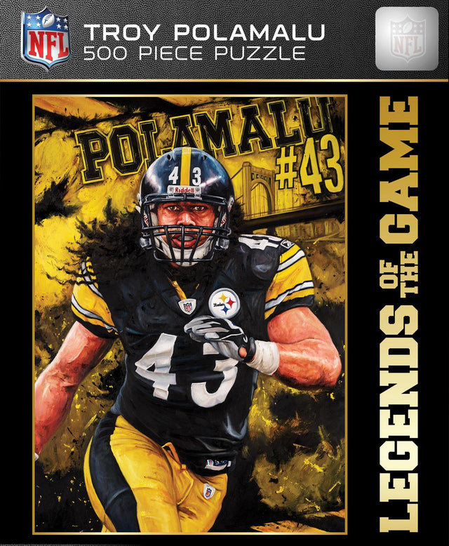 Troy Polamalu Legends of the Game 500pc Puzzle