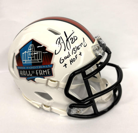 Brian Dawkins Autographed Hall of Fame Speed Mini Helmet With Limited Edition Inscriptions Pro Football Hall of Fame