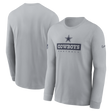 Cowboys Men's Nike Dri-Fit Team Issue Long Sleeve T-Shirt