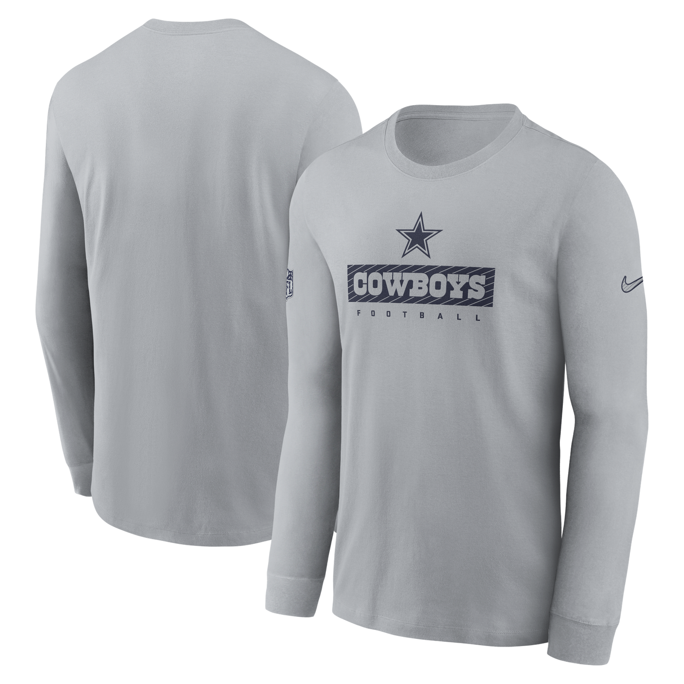 Cowboys Men's Nike Dri-Fit Team Issue Long Sleeve T-Shirt