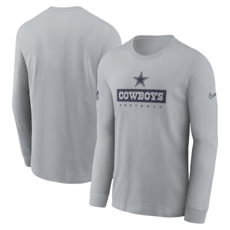 Cowboys Men's Nike Dri-Fit Team Issue Long Sleeve T-Shirt