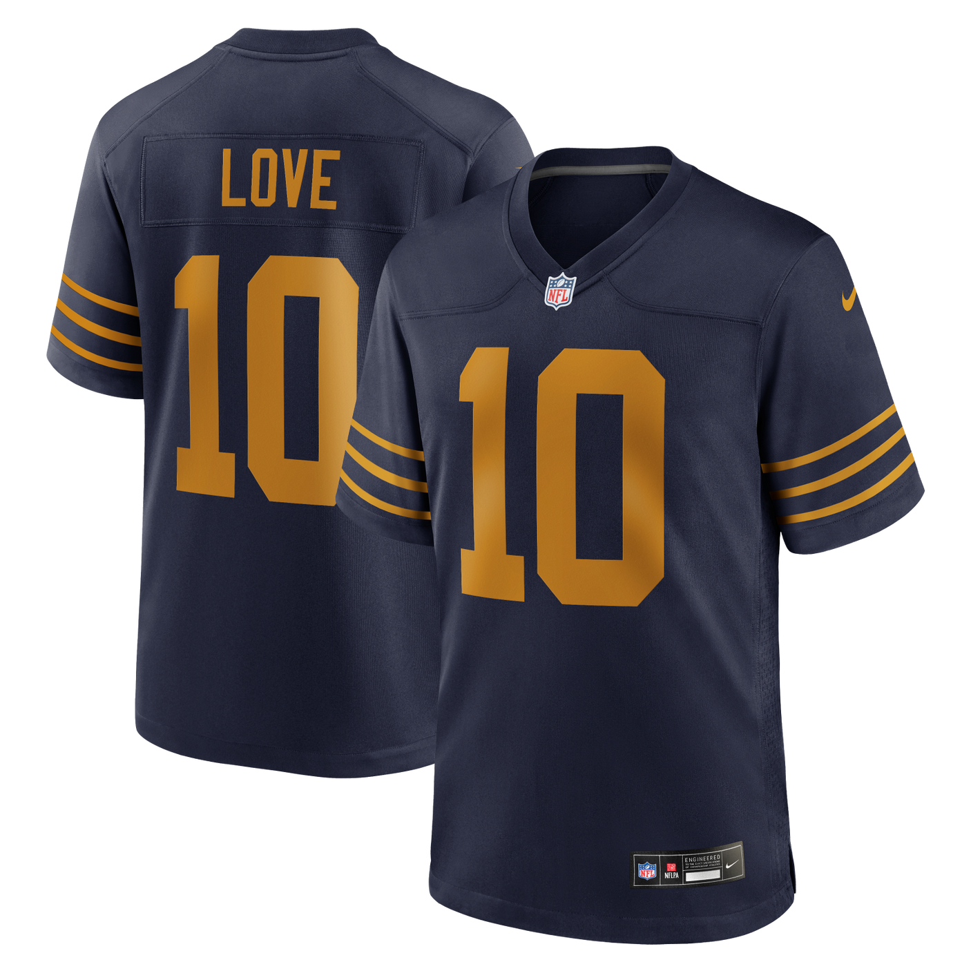 Packers Jordan Love Men's Nike Navy Alternate Game Jersey