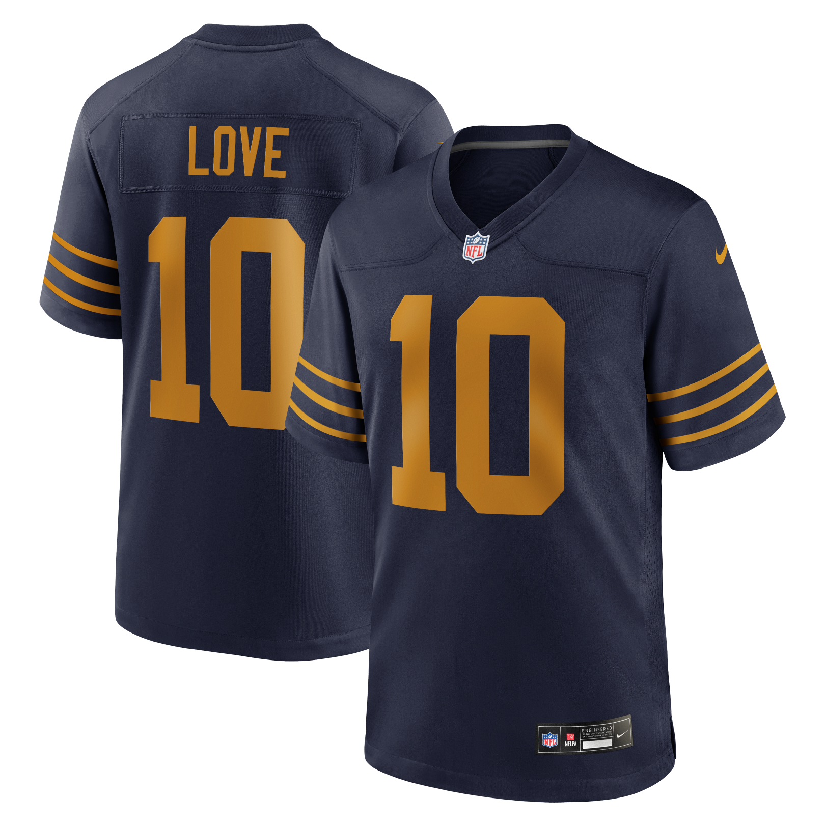Packers Jordan Love Men's Nike Navy Alternate Game Jersey – Pro