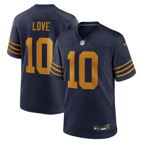 Packers Jordan Love Men's Nike Navy Alternate Game Jersey