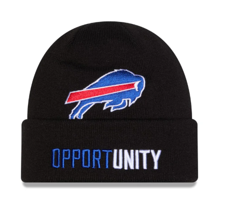 Bills 2025 New Era Men's Inspire Change Black Knit