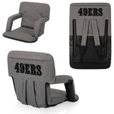 49ers Ventura Portable Reclining Stadium Seat