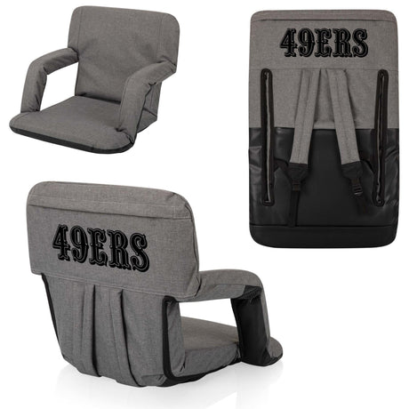 49ers Ventura Portable Reclining Stadium Seat Pro Football Hall of Fame