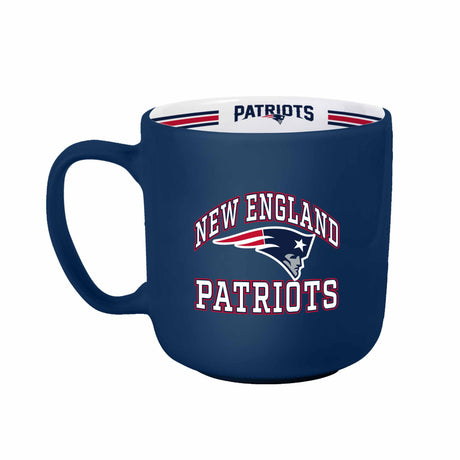 New England Patriots 15 oz Stripe Mug