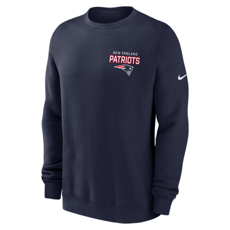 Patriots 2025 Men's Nike Fleece Club Crewneck