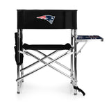 Patriots Black Sports Chair