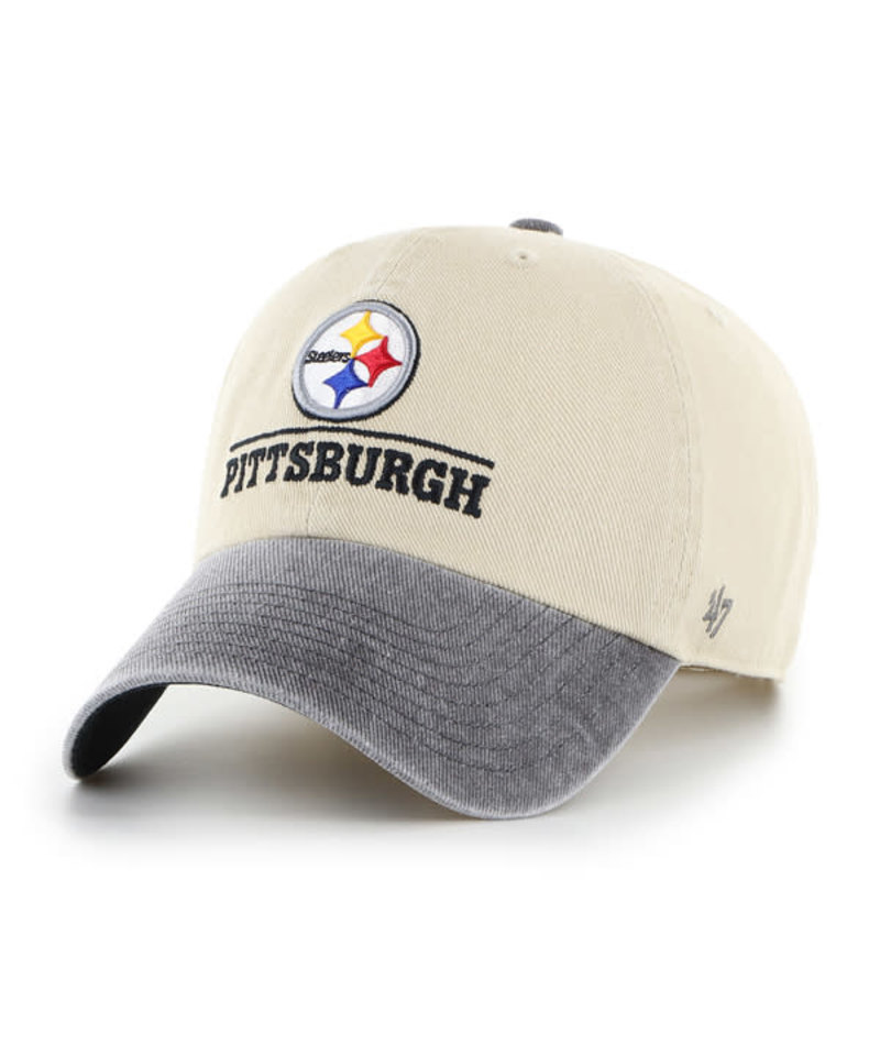 Steelers 2026 '47 Brand Men's Two Tone Clean Up Hat