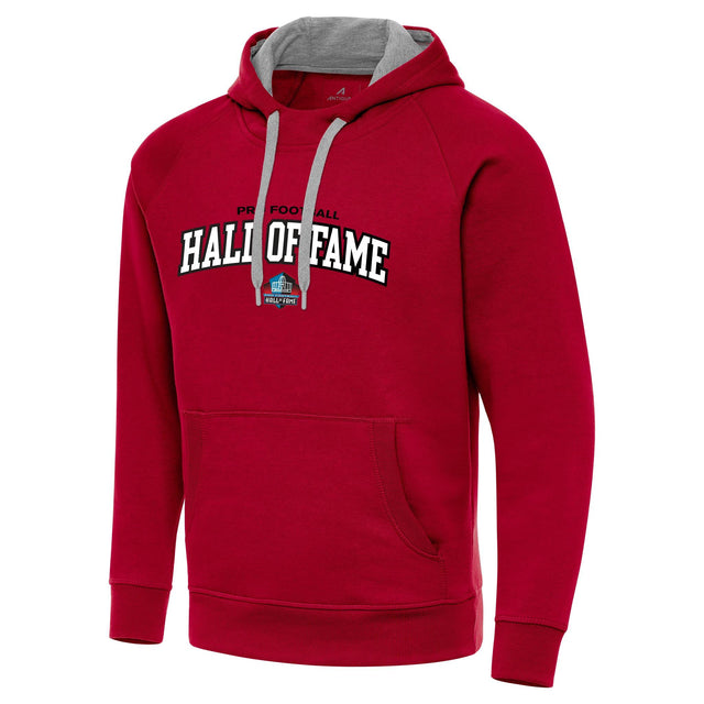 Hall of Fame Antigua Red Victory Hoodie
