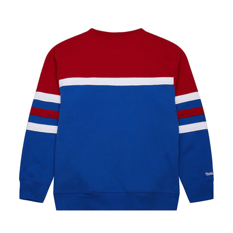 Bills Men's Mitchell & Ness Head Coach Vintage Logo Crewneck