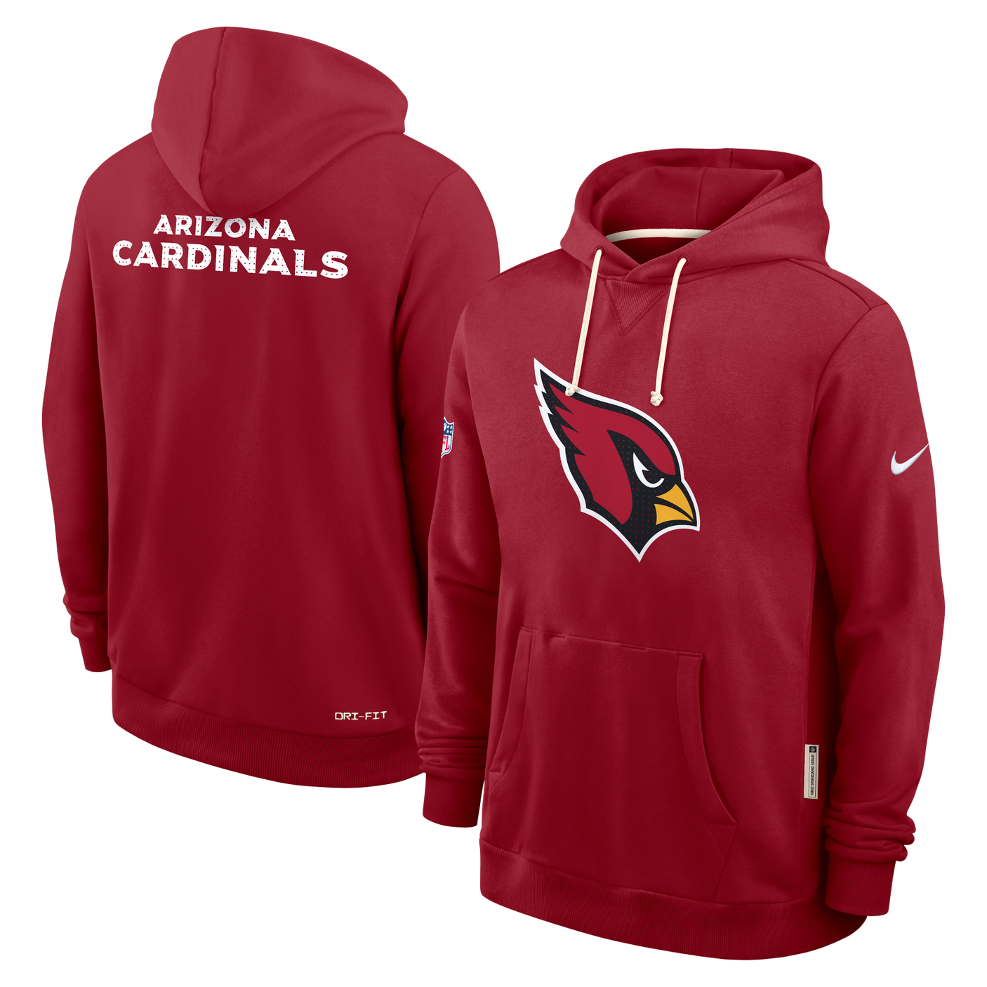 Cardinals 2025 Nike Men's Sideline DRI-Fit Hoodie