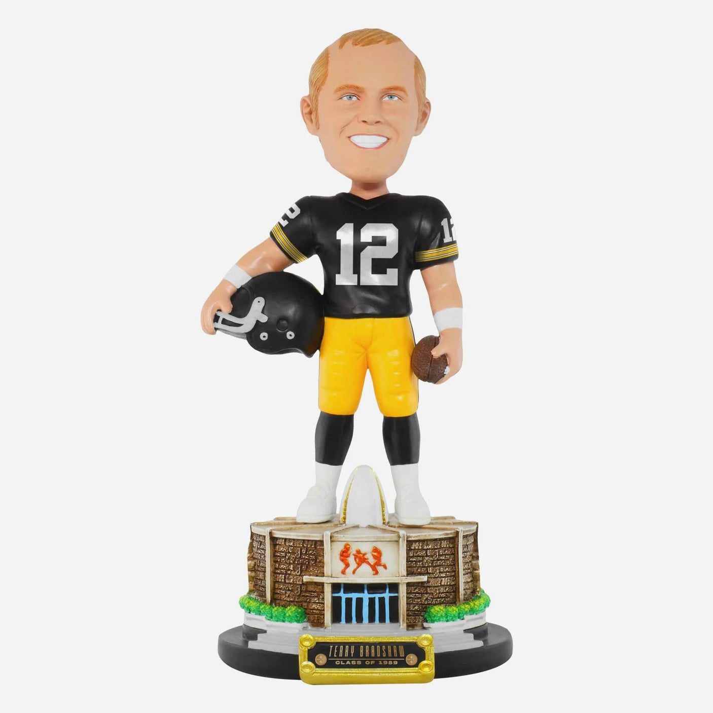 Steelers Terry Bradshaw Pro Football Hall of Fame Rotunda Bobblehead (10237842850068)