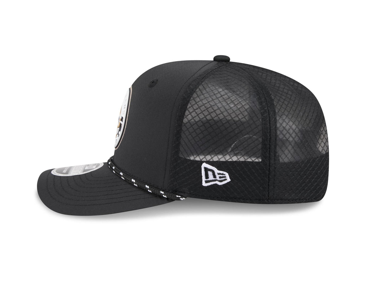 Saints 2026 New Era Men's 9SEVENTY Stretch Snap Two-Tone Hat Pro Football Hall of Fame