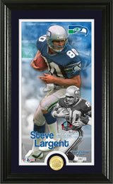 Steve Largent 1995 NFL Hall of Fame Supreme Bronze Coin Photo Mint