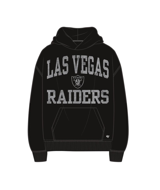 Raiders 2026 '47 Brand Men's Campus Stack Arched Foundation Hoodie Pro Football Hall of Fame