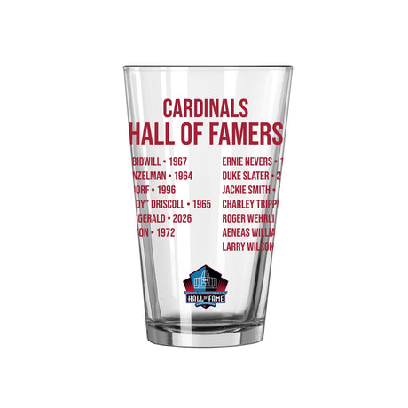 Cardinals 2026 Hall of Famer Pint Glass