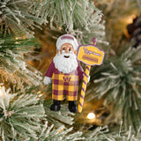 Commanders Santa Overalls Ornament