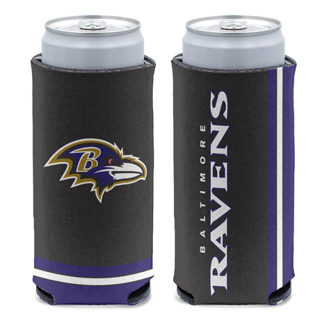Ravens 12oz Logo Slim Can Cooler