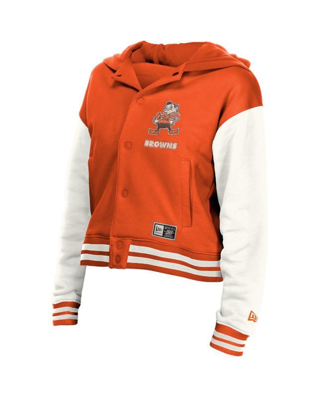 Browns 2026 New Era Women's Snap Front Jacket Pro Football Hall of Fame
