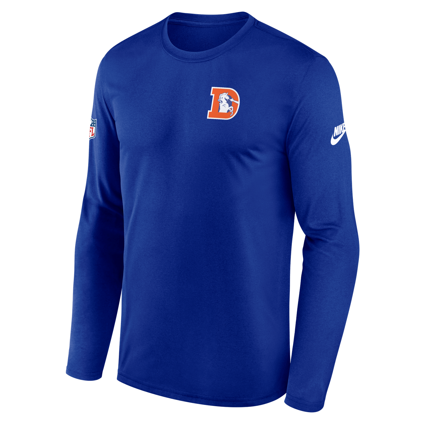 Broncos 2025 Nike Men's Long Sleeve Legend Alternate T-Shirt