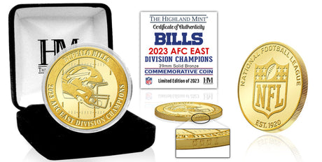 Bills 2023 AFC East Division Champions Bronze Coin